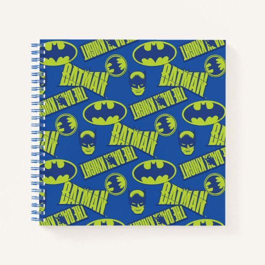 Carnet Batman - Le Motif du Chevalier foncé (Devant)