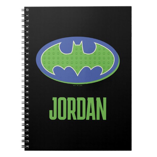 Carnet Batman | Purple & Green Symbol (Devant)