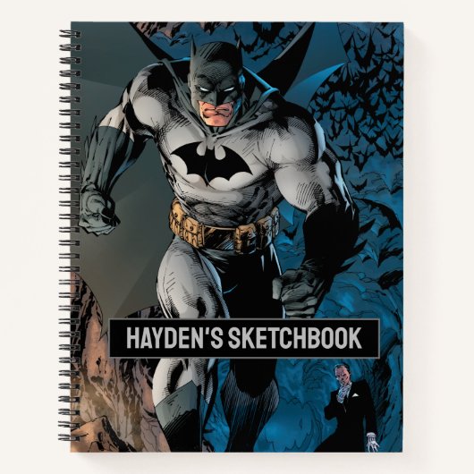 Carnet Batman quittant la grotte des chauves-souris (Devant)