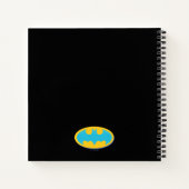 Carnet Batman | Symbole Cyan Stripes (Dos)