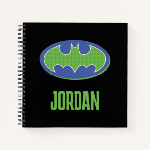 Carnet Batman   Symbole pourpre et vert