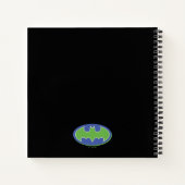 Carnet Batman | Symbole pourpre et vert (Dos)