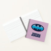 Carnet Batman | Symbole rose et bleu (Intérieur)