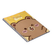 Carnet "Bato Bato" Honey Bear Spiral Notebook  (Côté Droit)