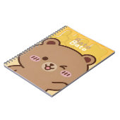 Carnet "Bato Bato" Honey Bear Spiral Notebook  (Côté gauche)