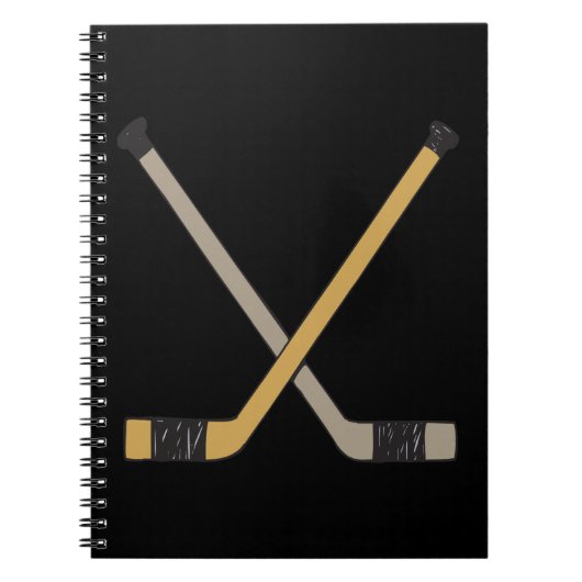 Carnet Bâtons de hockey (Devant)