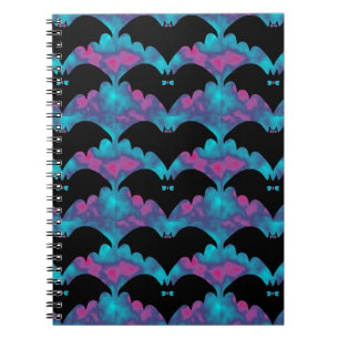 Carnet BatsEtBowsTILEpinkblue