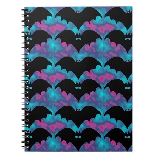 Carnet BatsEtBowsTILEpinkblue (Devant)