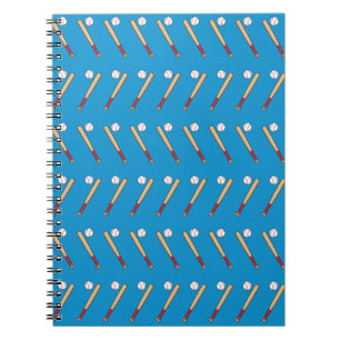 Carnet Batte de baseball avec Motif de balle