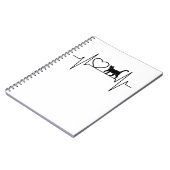 Carnet Battement de coeur de chat (Côté gauche)