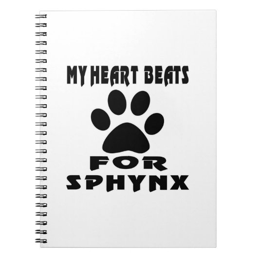 Carnet Battement de coeur pour SPHYNX (Devant)