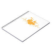 Carnet Batterie battement de coeur - Drôle batteur (Côté gauche)