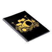 Carnet Batteur à percussion à batterie à batterie cool (Côté Droit)