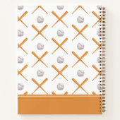 Carnet Battre Les Sports De Baseball | Ajouter Votre Nom (Dos)