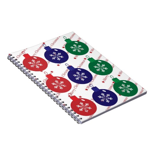 Carnet Baubles de Noël (Côté Droit)