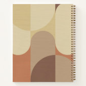 Carnet Bauhaus Terracotta Beige Abstract Personalized (Dos)