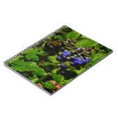 Carnet Baume d'abeille pourpre et bourdon (Côté gauche)