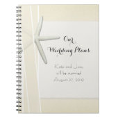 Carnet Bayside Beach Réservé à thème Wedding planner (Devant)