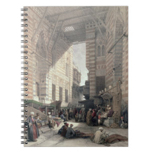 Carnet Bazar des négociants en soie, le Caire, de "Egypt