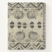 Carnet Bazar motif - Formes arrondies et géométriques (Dos)