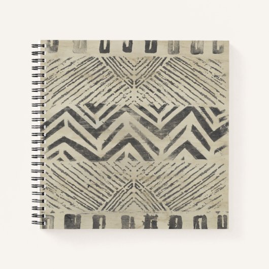 Carnet Bazar motif - Formes géométriques (Devant)