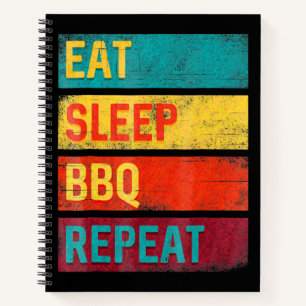 Carnet BBQ Barbecue Grillades Cadeau Dormir BBQ