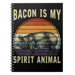 Carnet BBQ   Le bacon est mon animal spirituel BBQ