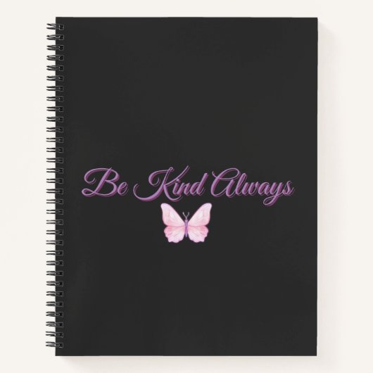 Carnet Be Kind Always 💖 (Devant)