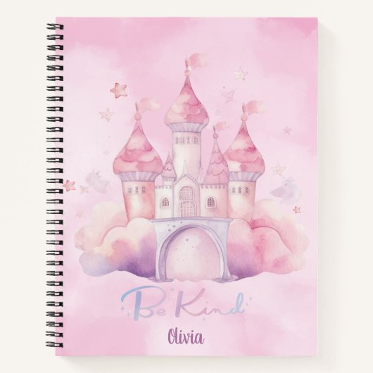Carnet Be Kind Palace on the Pink Cloud personnalisable (Devant)