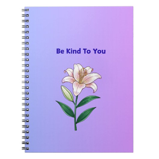 Carnet Be Kind To You Lily Self-Care Phone Case (Devant)