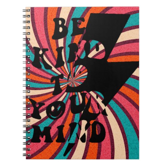 Carnet Be kind to your mind (Devant)