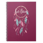 Carnet Be Love Dream Catcher (Devant)