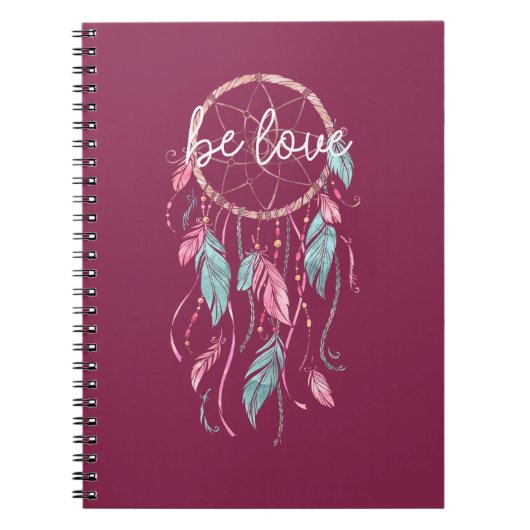 Carnet Be Love Dream Catcher (Devant)