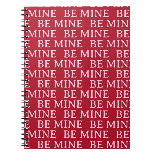 Carnet Be Mine Valentine’s Day Gift – Romantic Love  (Devant)