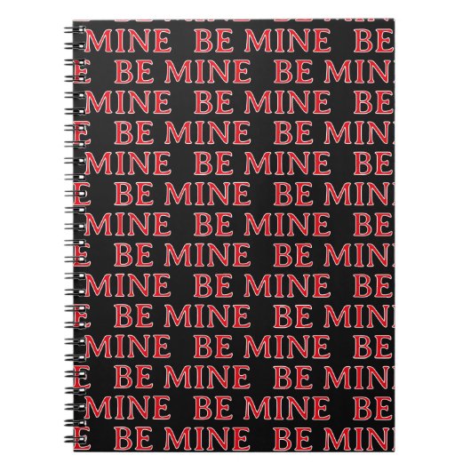 Carnet Be Mine Valentine’s Day Gift – Romantic Love  (Devant)