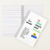 Carnet Be positive (À l'intérieur)