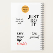 Carnet Be positive (Verso)