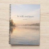 Carnet Be Still Christian Notebook Psalm 46:10 Scripture
