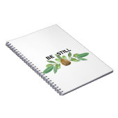 Carnet Be Still Inspirational Olive Branch Faith Notebook (Côté Droit)