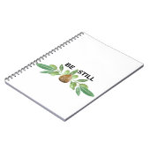 Carnet Be Still Inspirational Olive Branch Faith Notebook (Côté gauche)