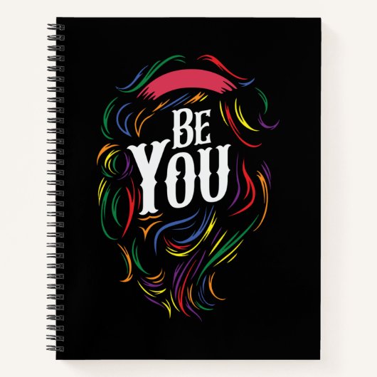 Carnet Be You | LGBTQ | Rainbow | Gay Pride (Devant)