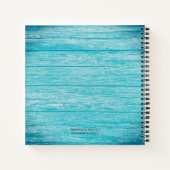 Carnet Beach House Location Blue Wood Seashing (Dos)