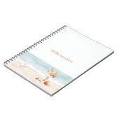 Carnet Beach Ocean Starfish Fox Hello Sunshine (Côté gauche)