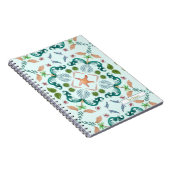 Carnet Beach Seashs Vie maritime avec nom (Côté Droit)