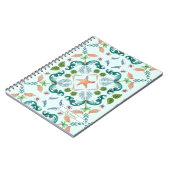 Carnet Beach Seashs Vie maritime avec nom (Côté gauche)