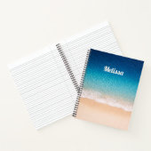 Carnet Beach Shoreline Custom Name (Intérieur)
