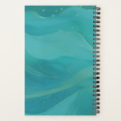 Carnet Beach Vibe Sunset Personalized Spiral Notebook (Verso)