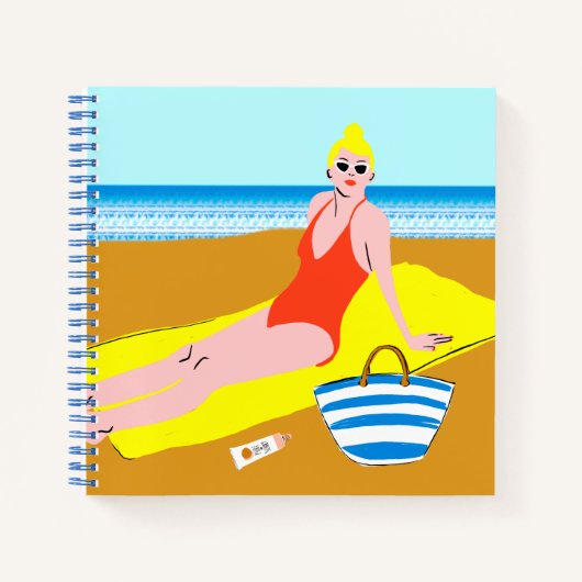 Carnet Beachy Keen - Jaune (Devant)