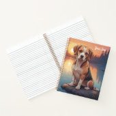 Carnet Beagle au bord du lac (Intérieur)