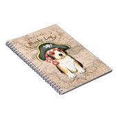Carnet Beagle Casquette pirate (Côté Droit)
